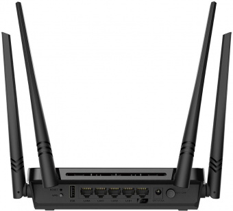 Роутер беспроводной D-Link DIR-825/RU/I1A 10/100/1000BASE-TX/4G ready черный от магазина РЭССИ