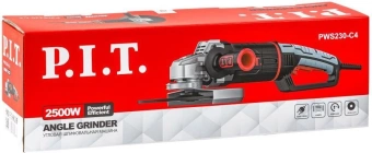 Углошлифовальная машина P.I.T. PWS230-C4 2500Вт 6500об/мин рез.шпин.:M14 d=230мм от магазина РЭССИ