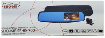 Видеорегистратор Sho-Me SFHD-700 черный 3Mpix 720x1280 720p 120гр. GP2247 от магазина РЭССИ