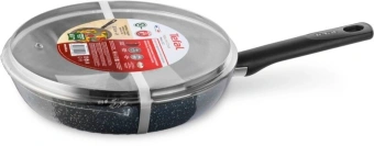 Сковорода Tefal Natural Cook 04234928 круглая 28см ручка несъемная (с крышкой) серый (9100052850) от магазина РЭССИ