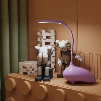 Светильник Gauss Qplus GTL701 (GT7014) настольный LED розовый 6Вт от магазина РЭССИ