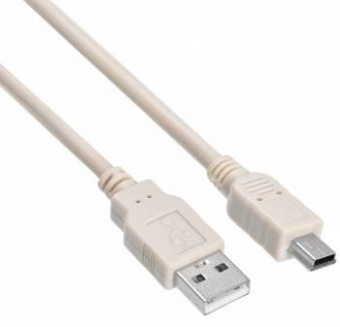 Кабель Buro USB2.0-M5P-1 USB A(m) mini USB B (m) 1м серый от магазина РЭССИ