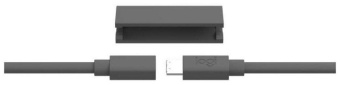 Кабель аудио Logitech MIC CABLE for MeetUp 10m 10м. черный (950-000005) от магазина РЭССИ