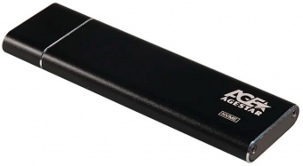 Внешний корпус SSD AgeStar 31UBNV5C NVMe USB3.2 алюминий черный M2 2280 M-key от магазина РЭССИ