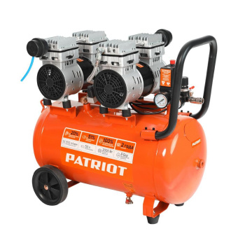 Компрессор поршневой Patriot WO 50-300 безмасляный 300л/мин 50л 2000Вт оранжевый от магазина РЭССИ