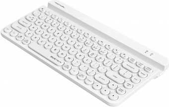 Клавиатура A4Tech Fstyler FBK30 белый USB беспроводная BT/Radio slim Multimedia (FBK30 WHITE) от магазина РЭССИ