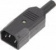 Картинка Вилка Lanmaster LAN-IEC-320-C14 IEC 60320 C14 10A 250V black от магазина РЭССИ Вилка Lanmaster LAN-IEC-320-C14 IEC 60320 C14 10A 250V black от магазина РЭССИ