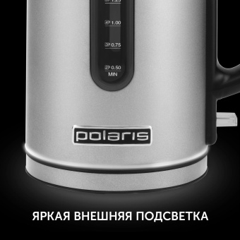 Чайник электрический Polaris PWK 1729CA 1.7л. 2200Вт сталь корпус: металл от магазина РЭССИ