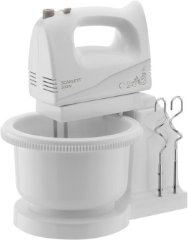 Миксер стационарный Scarlett SC-HM40B03 500Вт белый от магазина РЭССИ