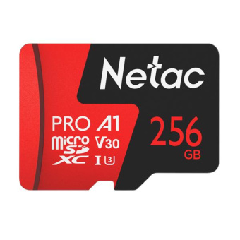 Флеш карта microSDXC Netac 128GB NT02P500PRO-256G-S P500 Extreme Pro A1 w/o adapter от магазина РЭССИ