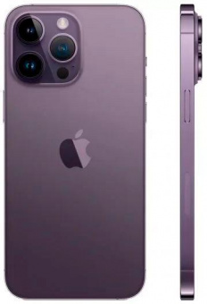 Смартфон Apple A2893 iPhone 14 Pro Max 128Gb 6Gb темно-фиолетовый моноблок 3G 4G 1Sim 6.7" 1290x2796 iOS 16 48Mpix 802.11 a/b/g/n/ac/ax NFC GPS GSM900/1800 GSM1900 TouchSc Protect от магазина РЭССИ