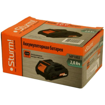 Батарея аккумуляторная Sturm! SBP1802 18В 2Ач Li-Ion от магазина РЭССИ