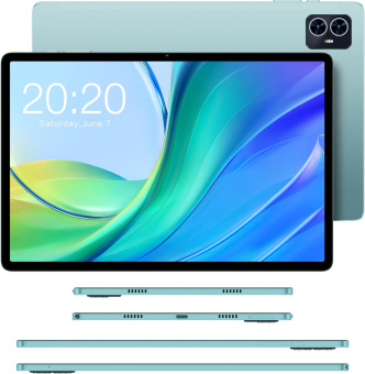 Планшет Teclast M50 T606 (1.6) 8C RAM6Gb ROM128Gb 10.1" IPS 1280x800 3G 4G Android 13 голубой 13Mpix 5Mpix BT GPS WiFi Touch microSD 256Gb 6000mAh 10hr от магазина РЭССИ