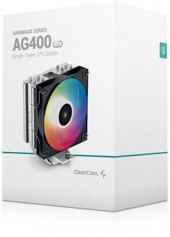 Устройство охлаждения(кулер) Deepcool AG400 LED Soc-AM5/AM4/1151/1200/1700 черный 4-pin 18-32dB Al+Cu 220W 614gr Ret (R-AG400-BKLNMC-G-1) от магазина РЭССИ