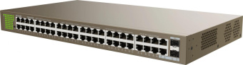 Коммутатор Tenda TEG1050F (L2) 48x1Гбит/с 2SFP неуправляемый от магазина РЭССИ