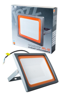 Прожектор Jazzway PFL-SC-100w светодиодный, 100Вт, 6500K, IP65 серый от магазина РЭССИ