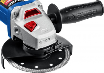 Углошлифовальная машина Зубр УШМ-П125-1500 ПСТ 1500Вт 9500об/мин рез.шпин.:M14 d=125мм от магазина РЭССИ