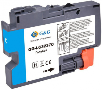 Картридж струйный G&G GG-LC3237C голубой (18.4мл) для Brother HL-J6000DW/J6100DW от магазина РЭССИ