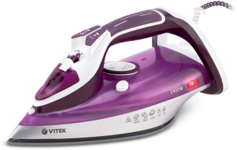 Утюг Vitek VT-1246 2400Вт фиолетовый от магазина РЭССИ
