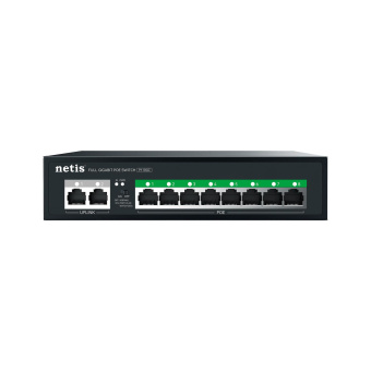 Коммутатор Netis P110GC 10G 8PoE+ 100W неуправляемый от магазина РЭССИ