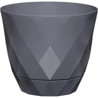 Горшок для цветов Idiland Laurel D 175 мм 2.3 л с поддоном серый 221610935/03 от магазина РЭССИ