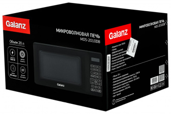 Микроволновая Печь Galanz MOS-2010DB 20л. 700Вт черный от магазина РЭССИ