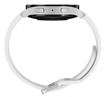 Смарт-часы Samsung Galaxy Watch 5 44мм 1.4" AMOLED корп.серебристый рем.белый (SM-R910NZSAMEA) от магазина РЭССИ