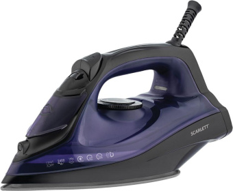 Утюг Scarlett SC-SI30K57 2400Вт черный/фиолетовый от магазина РЭССИ