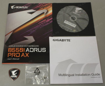 Материнская плата Gigabyte B550I AORUS PRO AX Soc-AM4 AMD B550 2xDDR4 mini-ITX AC`97 8ch(7.1) 2.5Gg RAID+HDMI+DP от магазина РЭССИ