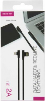 Кабель Redline Fit УТ000015522 USB (m)-Lightning (m) 1м черный от магазина РЭССИ