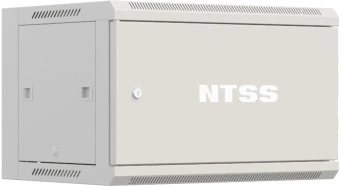 Шкаф коммутационный NTSS Премиум (NTSS-W6U6060FD) настенный 6U 570x600мм пер.дв.металл 60кг серый 500мм 18.8кг 220град. 370мм IP20 сталь от магазина РЭССИ