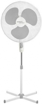 Вентилятор напольный Scarlett SC-SF111B27 40Вт скоростей:3 белый/серый от магазина РЭССИ