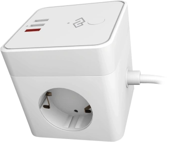 Умная розетка Digma DiPlug Cube 1 EU Wi-Fi белый (DPC13S) от магазина РЭССИ