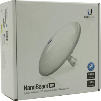 Ubiquiti NanoBeam 2AC-13 антенна параболическая активная от магазина РЭССИ