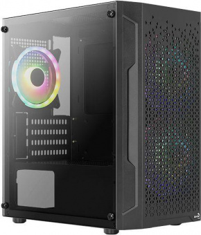 Корпус Aerocool Trinity Mini-G-BK v2 черный без БП mATX 6x120mm 1xUSB2.0 2xUSB3.0 audio bott PSU от магазина РЭССИ