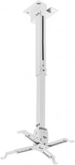 Кронштейн для проектора Buro PR04-W белый макс.20кг потолочный поворот и наклон от магазина РЭССИ