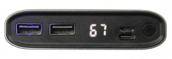Мобильный аккумулятор Buro RCL-21000 21000mAh 2.1A 2xUSB серебристый от магазина РЭССИ