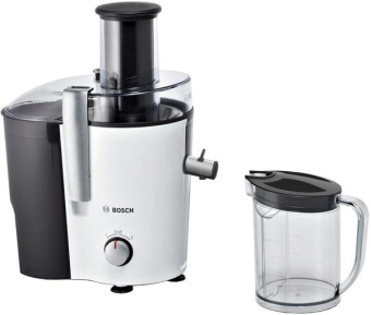 Соковыжималка центробежная Bosch VitaJuice MES25A0 700Вт рез.сок.:1250мл. белый/черный от магазина РЭССИ