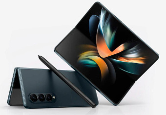 Смартфон Samsung SM-F936B Galaxy Z Fold 4 256Gb 12Gb серо-зеленый раскладной 3G 4G 2Sim 7.6" 1812x2176 Android 12 50Mpix 802.11 a/b/g/n/ac/ax NFC GPS GSM900/1800 GSM1900 TouchSc Protect от магазина РЭССИ
