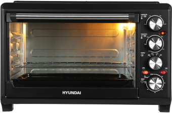 Мини-печь Hyundai MIO-HY086 38л. 1600Вт черный от магазина РЭССИ