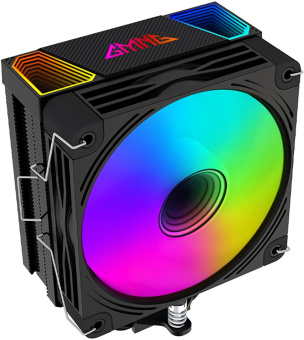 Устройство охлаждения(кулер) GMNG GG-CPC220-ARGB2 ARGB Soc-AM5/AM4/1151/1200/2066/1700 черный 4-pin 14-26dB Al+Cu LCD 220W 550gr Ret (GG-CPC220-ARGB2-BK) от магазина РЭССИ