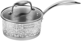 Ковш Rondell Ajour RDS-1052 1.5л. d=16см (с крышкой) стальной от магазина РЭССИ