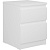 Прикроватная тумба Шведский Стандарт КАСТОР 2 ящика 39x37x49 см белая 2.03.03.050.1 от магазина РЭССИ