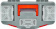 Ящик для инстр. Blocker Master BR6004 4отд. серый/оранжевый (BR6004СРСВЦОР) от магазина РЭССИ