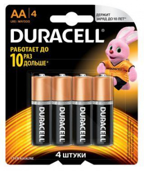 Батарея Duracell Basic CN LR6-4BL MN1500 AA (4шт) от магазина РЭССИ