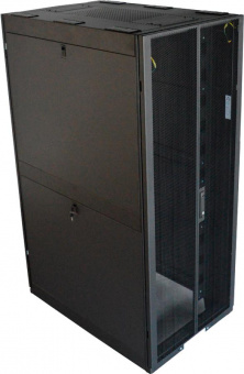 Шкаф коммутационный Lanmaster (LAN-DC-CBP-48UX8X10) напольный 48U 800x1070мм пер.дв.перфор. задн.дв.перфор.2-хст. 1500кг черный 2259мм от магазина РЭССИ