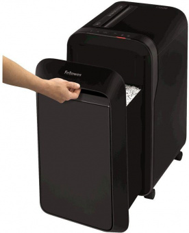 Шредер Fellowes PowerShred LX220 черный (секр.P-4) перекрестный 20лист. 30лтр. скрепки скобы пл.карты от магазина РЭССИ