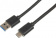 Картинка Кабель Buro BHP USB-TPC-3 USB (m)-USB Type-C (m) 3м черный от магазина РЭССИ Кабель Buro BHP USB-TPC-3 USB (m)-USB Type-C (m) 3м черный от магазина РЭССИ