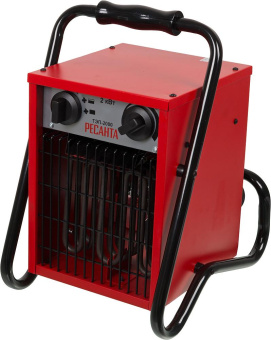 Тепловая пушка электрическая Ресанта ТЭП-2000 2000Вт красный от магазина РЭССИ