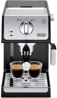 Кофеварка рожковая Delonghi ECP33.21.BK 1100Вт черный от магазина РЭССИ